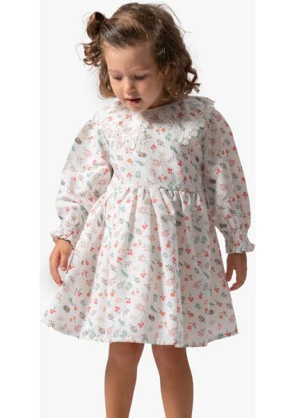 Kız Bebek Elbise Kız Çocuk Elbise Doğum Günü Parti Düğün Uzun Kollu Astarlı Pamuk Elbise fiyatları