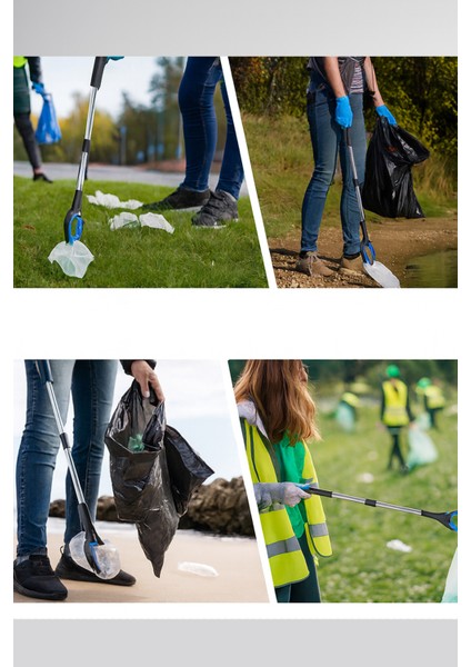 Çöp Toplama Aparatı Kıskacı ve Yaşlı Engelli Uzanma Kıskacı - Çubuk Atık Yaprak Izmarit Toplama fırsatları