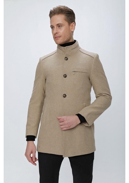 Plt 081 Bej Klasik Palto