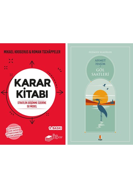 Karar Kitabı - Stratejik Düşünme Üzerine 50 Model + Göl Saatleri