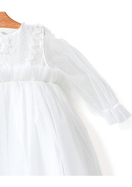 Kız Bebek Elbise Kız Çocuk Elbise Doğum Günü Parti Düğün Elbise Uzun Kollu astarlı elbise indirimleri