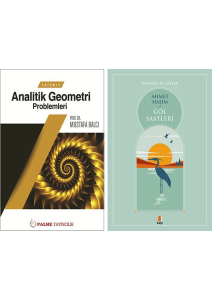 Çözümlü Analitik Geometri Problemleri + Göl Saatleri