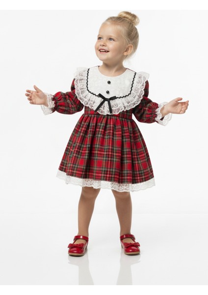 Kız Bebek Elbise Kız Çocuk Elbise Doğum Günü Parti Düğün Özel Gün Uzun Kol Astarlı elbise