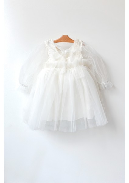 Kız Bebek Elbise Kız Çocuk Elbise Doğum Günü Parti Düğün Elbise Uzun Kollu astarlı elbise fiyatları