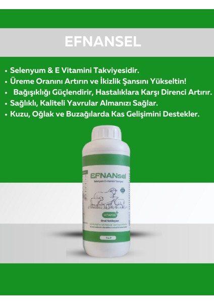 Efnan-Sel Selenyum A-D-E Vitamini Takviyesi