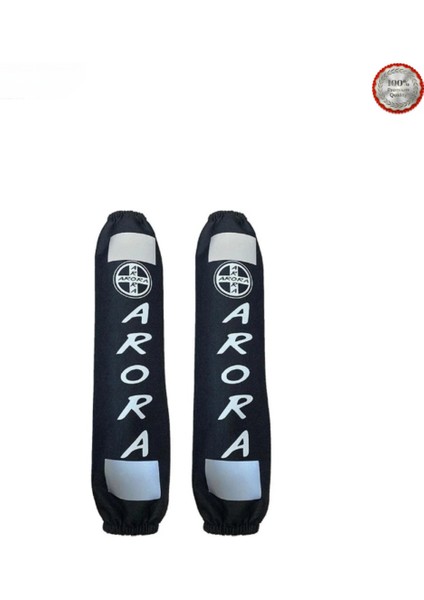 Arora Beyaz Amortisör Kılıfı Reflektörlü