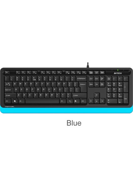 A4 Tech FK10 Q USB Fsytyler Mavi Tr Fn-Multimedya Klavye fiyatları