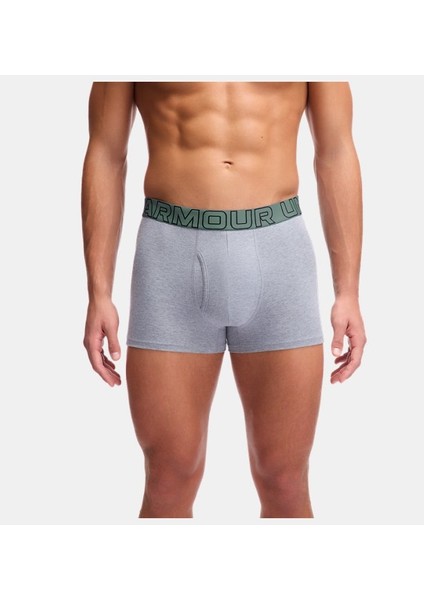 Erkek Ua Performance Cotton 3" Boxerjock - 3'lü Paket 1383891-035