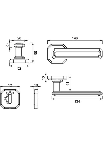 A5101010 KING PC24 MODERN KAPI KOLU fırsatları