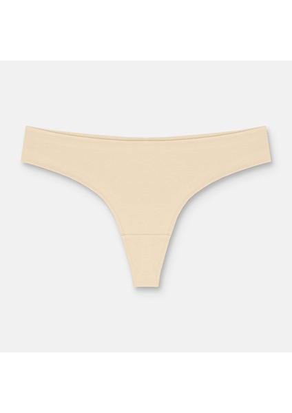 , kadın, pamuklu Brazilian Basic Külot 3'lü, Siyah, Krem, Beyaz modelleri