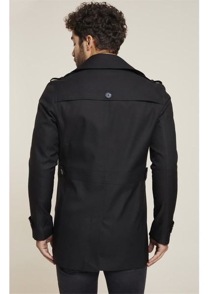 KA 066 Slim Fit Siyah Spor Kaban fırsatları