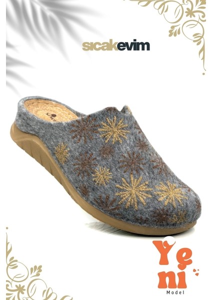 Kadın Ev Terliği – 3 Lü Set Poli Taban Hafif Tabanlı Sıcak Tutan Ev Terliği modelleri