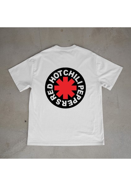 Hcp Tasarım Baskılı Beyaz Oversize T-Shirt