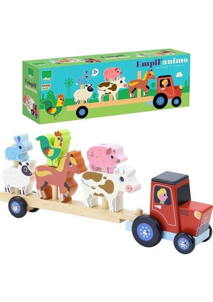 Ahşap Çiftlik Hayvanları ve Traktör