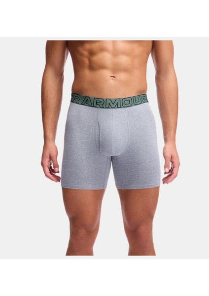 Erkek Ua Performance Cotton 6" Boxerjock - 3'lü Paket 1383889-035