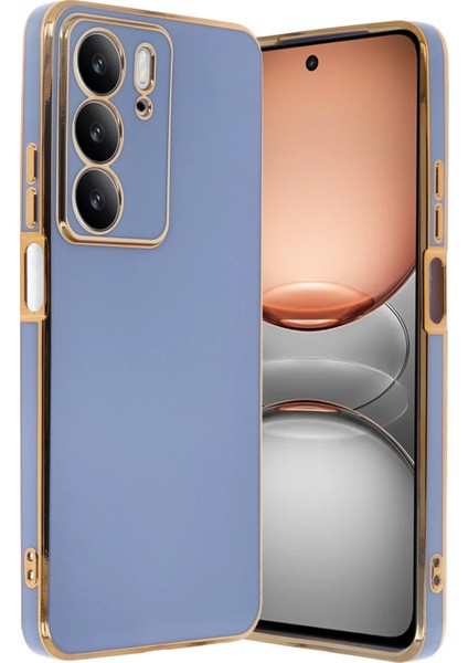 Realme C75 Kılıf Volet Bark Parlak Kenar Silikon