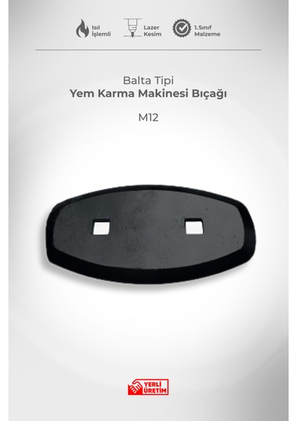 Balta Tipi Yem Karma Makinası Bıçağı