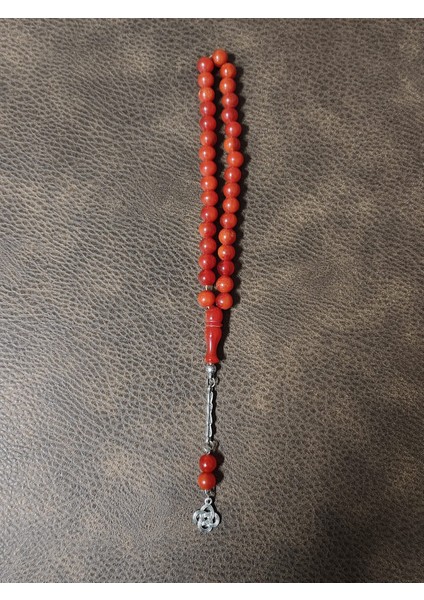 Kırmızı Küre Kesim Toz Kehribar Tesbih indirimleri