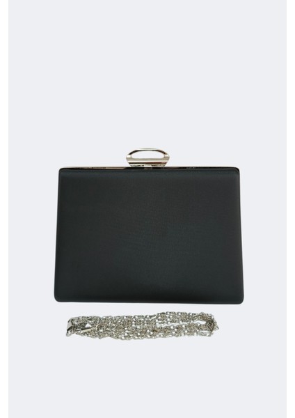 Siyah Saten Fiyonk Abiye Çanta indirimleri