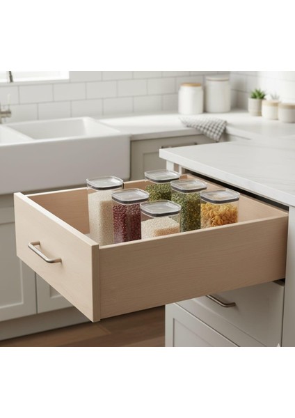 Uzun Kare Hava Geçirmez Erzak Saklama Kabı 6 Adet 3100 ml fiyatları