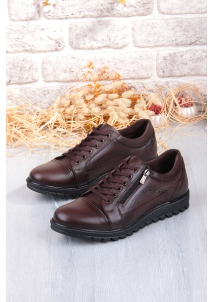 5177 Rahat Kauçuk Taban Orijinal Hakiki Deri Erkek Ayakkabı