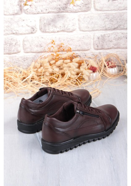 5177 Rahat Kauçuk Taban Orijinal Hakiki Deri Erkek Ayakkabı