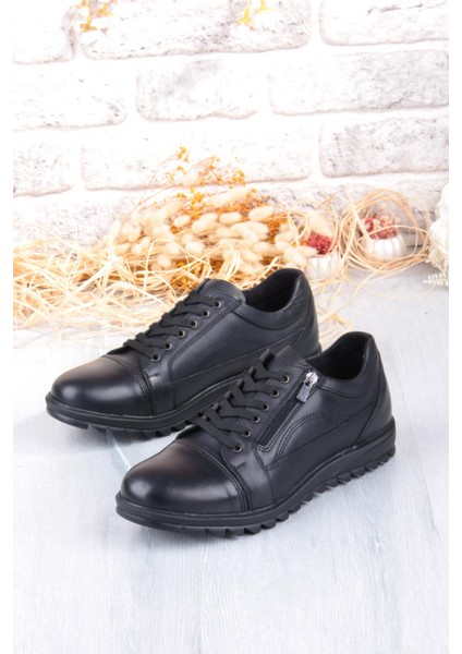 5177 Rahat Kauçuk Taban Orijinal Hakiki Deri Erkek Ayakkabı