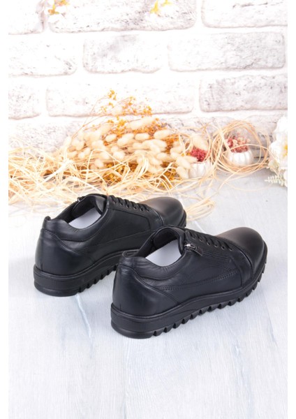 5177 Rahat Kauçuk Taban Orijinal Hakiki Deri Erkek Ayakkabı