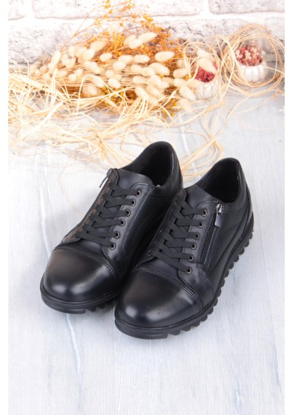 5177 Rahat Kauçuk Taban Orijinal Hakiki Deri Erkek Ayakkabı