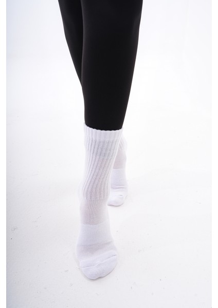 2'li Havlu Taban %100 Pamuk Tenis Çorabı,nefes Alabilen Terletmez Unısex Ekstra Yumuşak Çorap