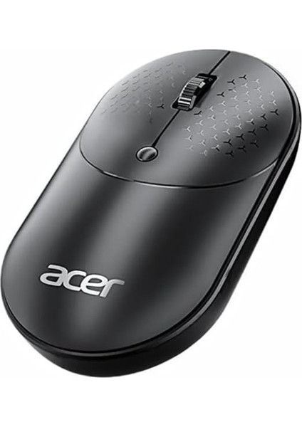 Acer Kablosuz Dual Mod USB 2.4ghz Kablosuz ve Bluetooth Mouse Otomatik Uyku Modlu Ister Bluetooth Ister 2.4ghz Receiver Kullan OMR080 Bilgisayar Notebook Laptop Kablosuz Fare