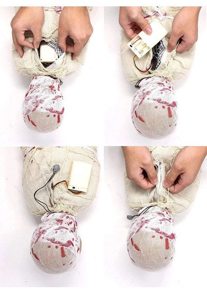 Halloween Sensörlü Işıklı Hareketli Mumya indirimleri