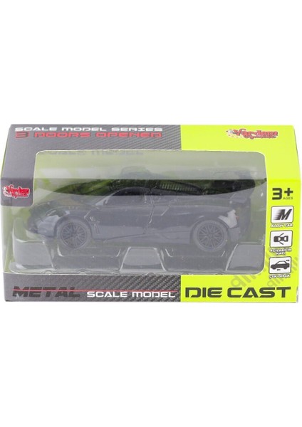 KM-36201A-VARDEM Kutulu Çek Bırak 1:36 Metal Araba