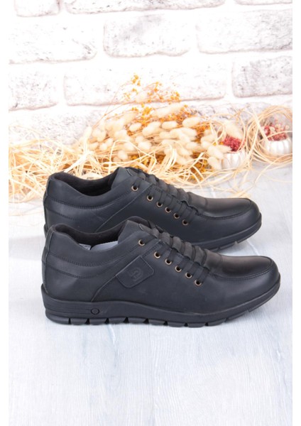 3330 Grezör Rahat Kauçuk Taban Orijinal Hakiki Deri Erkek Ayakkabı