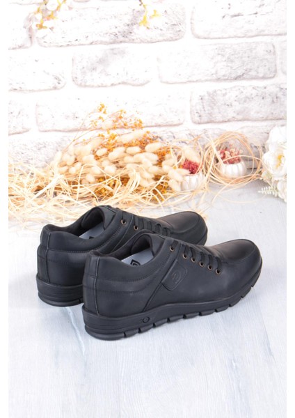 3330 Grezör Rahat Kauçuk Taban Orijinal Hakiki Deri Erkek Ayakkabı