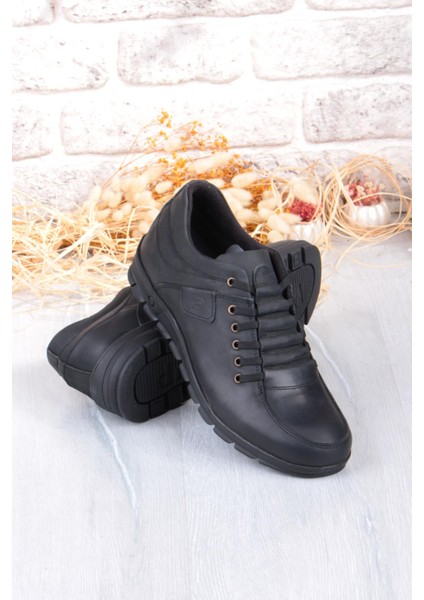 3330 Grezör Rahat Kauçuk Taban Orijinal Hakiki Deri Erkek Ayakkabı