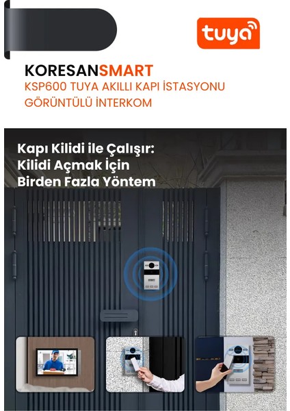 Tuya KSP600 Akıllı Kapı Istasyonu – Görüntülü Interkom fiyatları