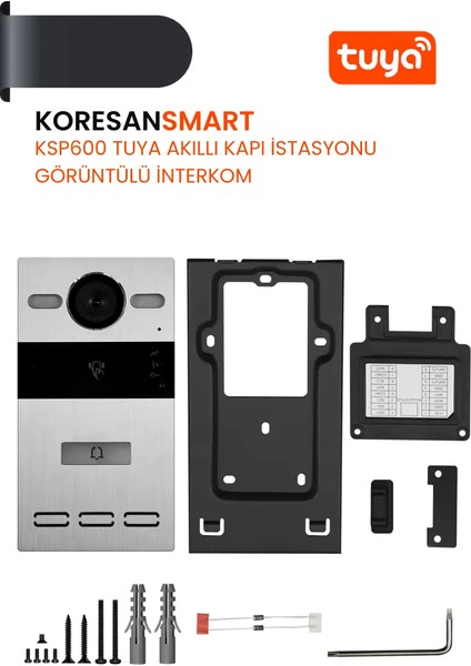 Tuya KSP600 Akıllı Kapı Istasyonu – Görüntülü Interkom modelleri