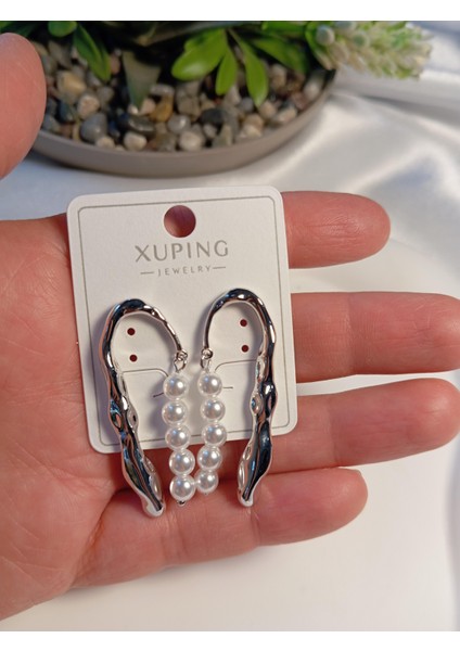 Silver Incili Xuping Jewelry Vıp Küpe fiyatları