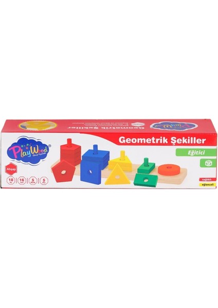 ONY-305 Ahşap Geometrik Şekiller -Onyıl Oyuncak fiyatları