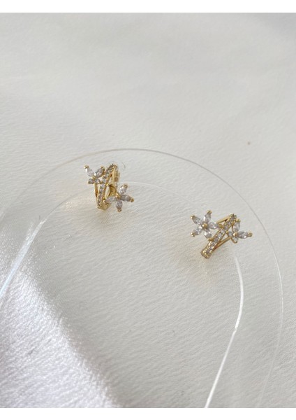 Çiçek Detaylı Xupıng Çelik Küpe fiyatları