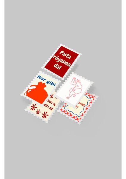 Renkli Pul Sticker Seti 20'li - Bullet Journal Ajanda Scrapbook fiyatları