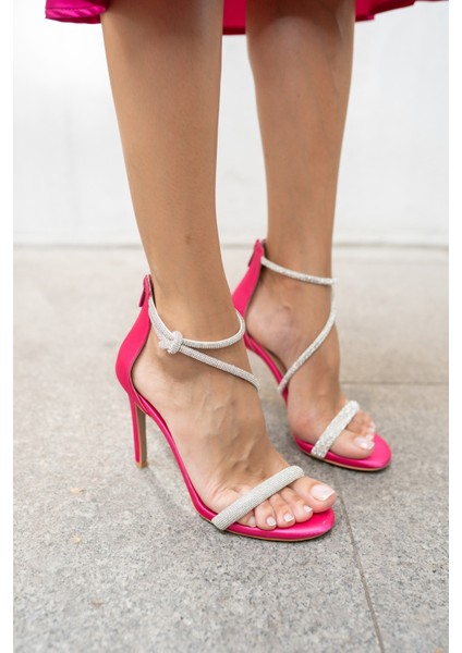 Vicky Kadin Bej Saten Özel Dizayn Abiye Ayakkabi