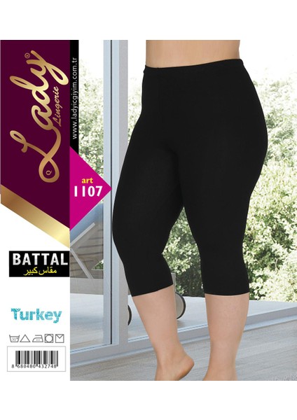 Lady Siyah Büyük Beden Tayt