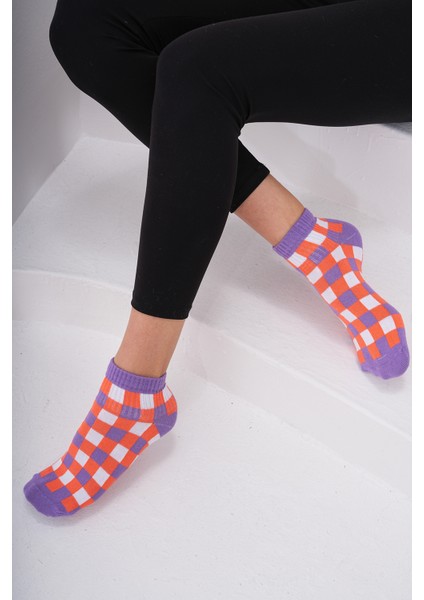 Damalı (Dikişsiz) Pamuklu Nefes Alabilen Terletmez Kadın Çorap'ı modelleri