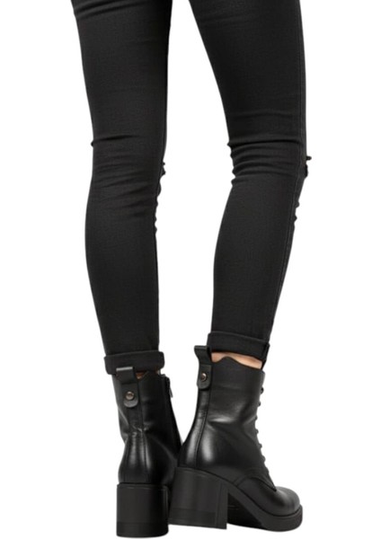 Kadın Hakiki Deri Siyah Kışlık Bot fırsatları