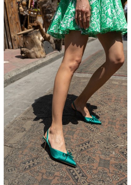 Babes Kadın Leopar Saten Özel Ökçe Topuklu Ayakkabi indirimleri