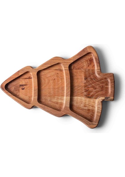 Pine 3 Bölmeli Ahşap Kayın Ağacı Çerezlik fiyatları