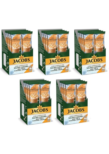 Iced Cappuccino Salted Caramel 20.3 gr 8 Li Kutu x 5 Adet