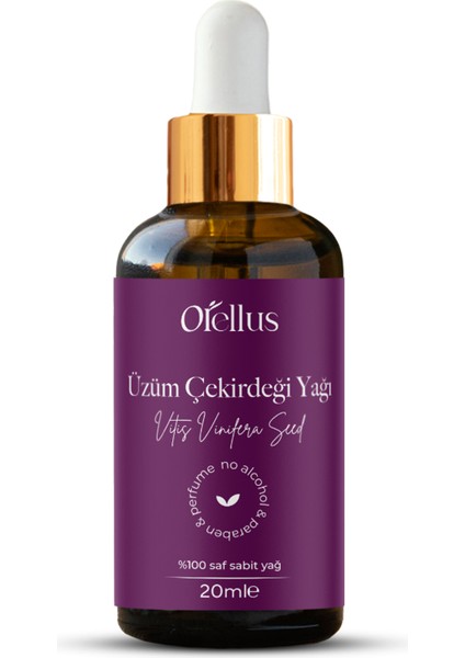 Üzüm Çekirdeği Yağı %100 Soğuk Press ve Doğal 20 ml fiyatları